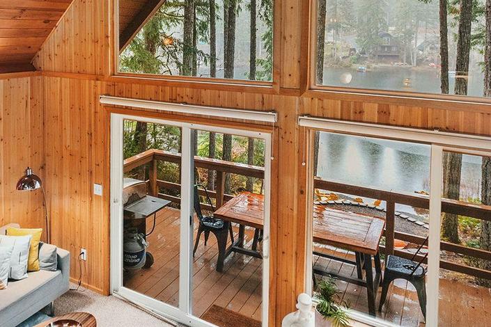Cloudloft Cabin — Lakefront A-Frame Cabin near Hood Canal